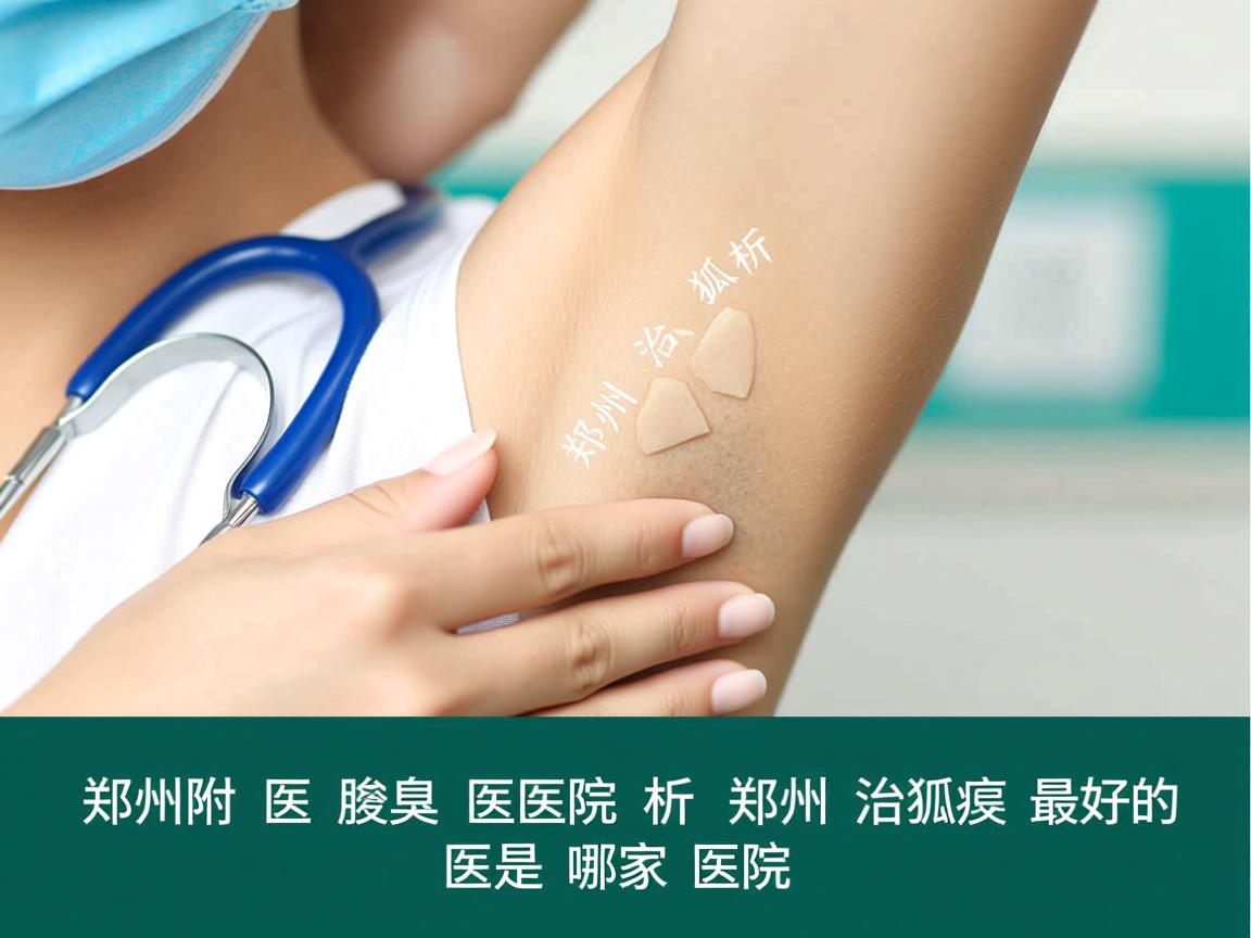 郑州附医腋臭医院解析，郑州治狐臭最好的医院是哪家医院