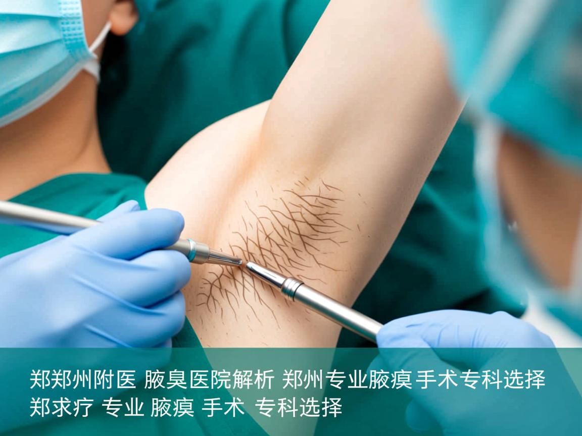 郑州附医腋臭医院解析，郑州专业腋臭手术的专科选择