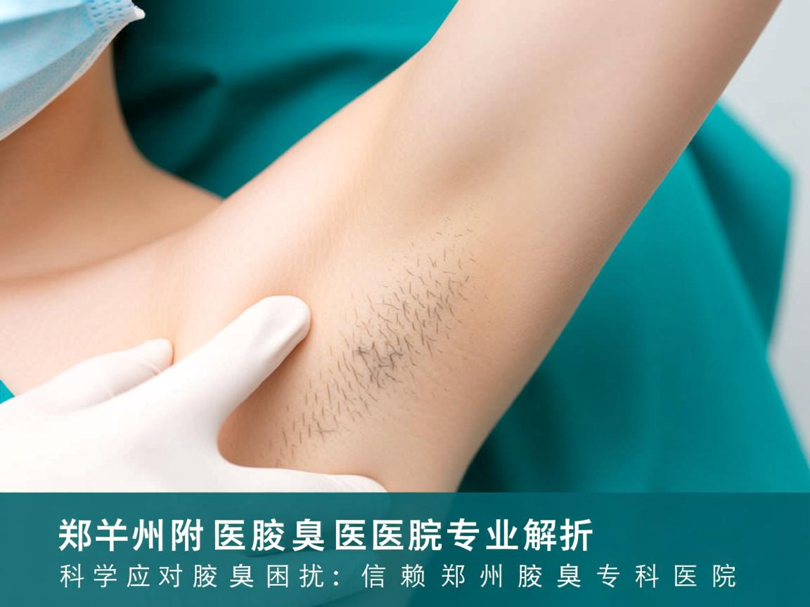 郑州附医腋臭医院专业解析，科学应对腋臭困扰，信赖郑州腋臭专科医院