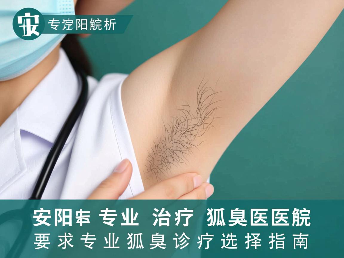 安阳专业治疗狐臭医院解析，安阳专业狐臭诊疗选择指南