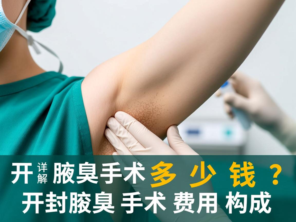 开封腋臭手术多少钱?详解开封腋臭手术费用构成 开封腋臭手术多少钱?详解开封腋臭手术费用构成