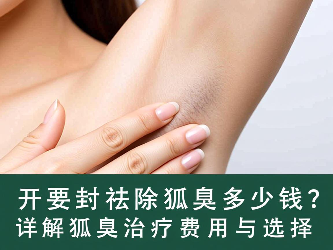 开封祛除狐臭多少钱？详解狐臭治疗费用与选择