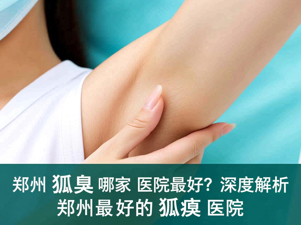 郑州除狐臭哪家医院最好？深度解析郑州最好的狐臭医院