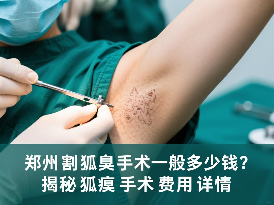 郑州割狐臭手术一般多少钱？揭秘狐臭手术费用详情