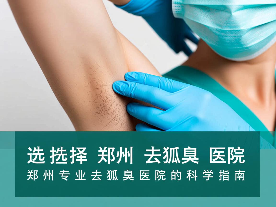 选择郑州去狐臭医院，郑州专业去狐臭医院的科学指南