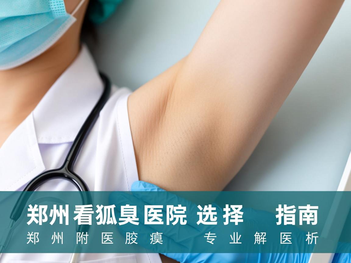 郑州看狐臭医院选择指南，郑州附医腋臭医院专业解析