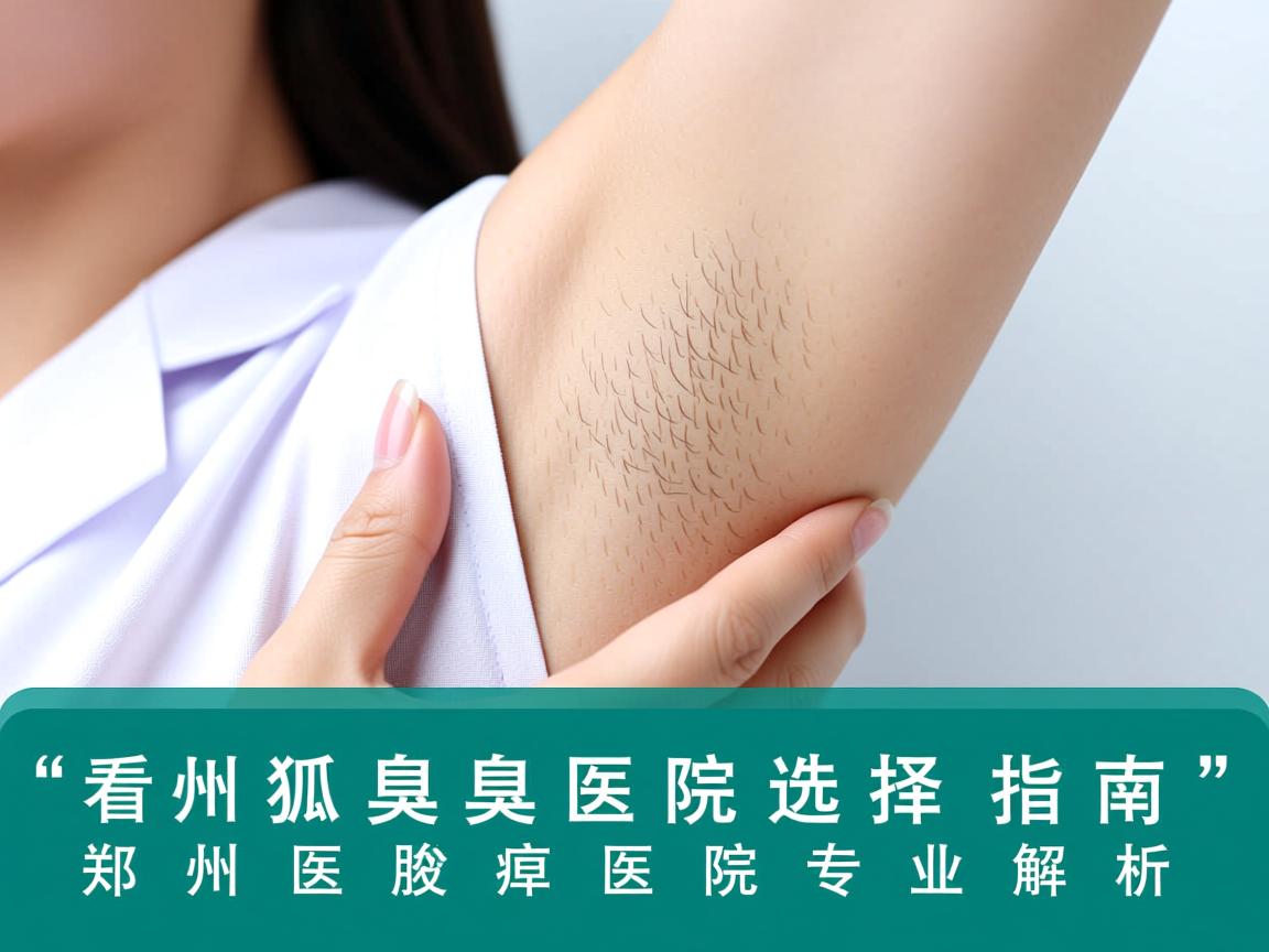 郑州看狐臭医院选择指南，郑州附医腋臭医院专业解析
