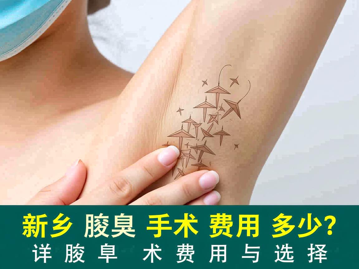 新乡腋臭手术费用多少？详解腋臭手术费用与选择