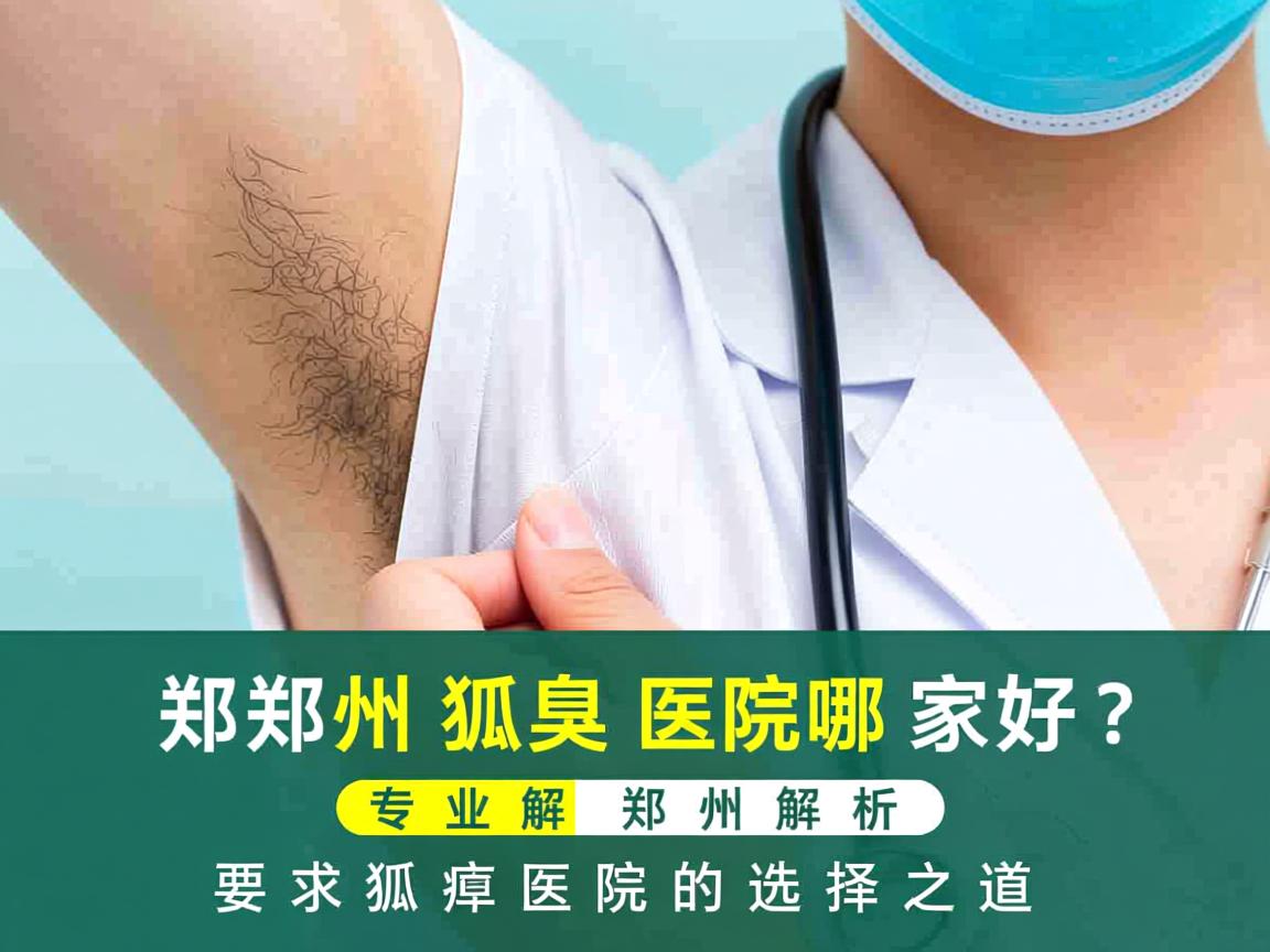 郑州狐臭医院哪家好？专业解析郑州狐臭医院的选择之道