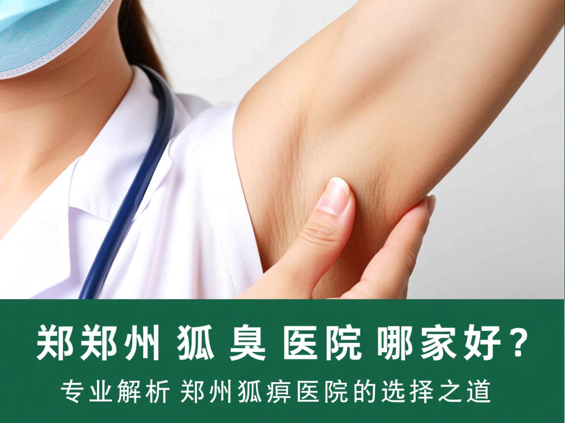 郑州狐臭医院哪家好？专业解析郑州狐臭医院的选择之道
