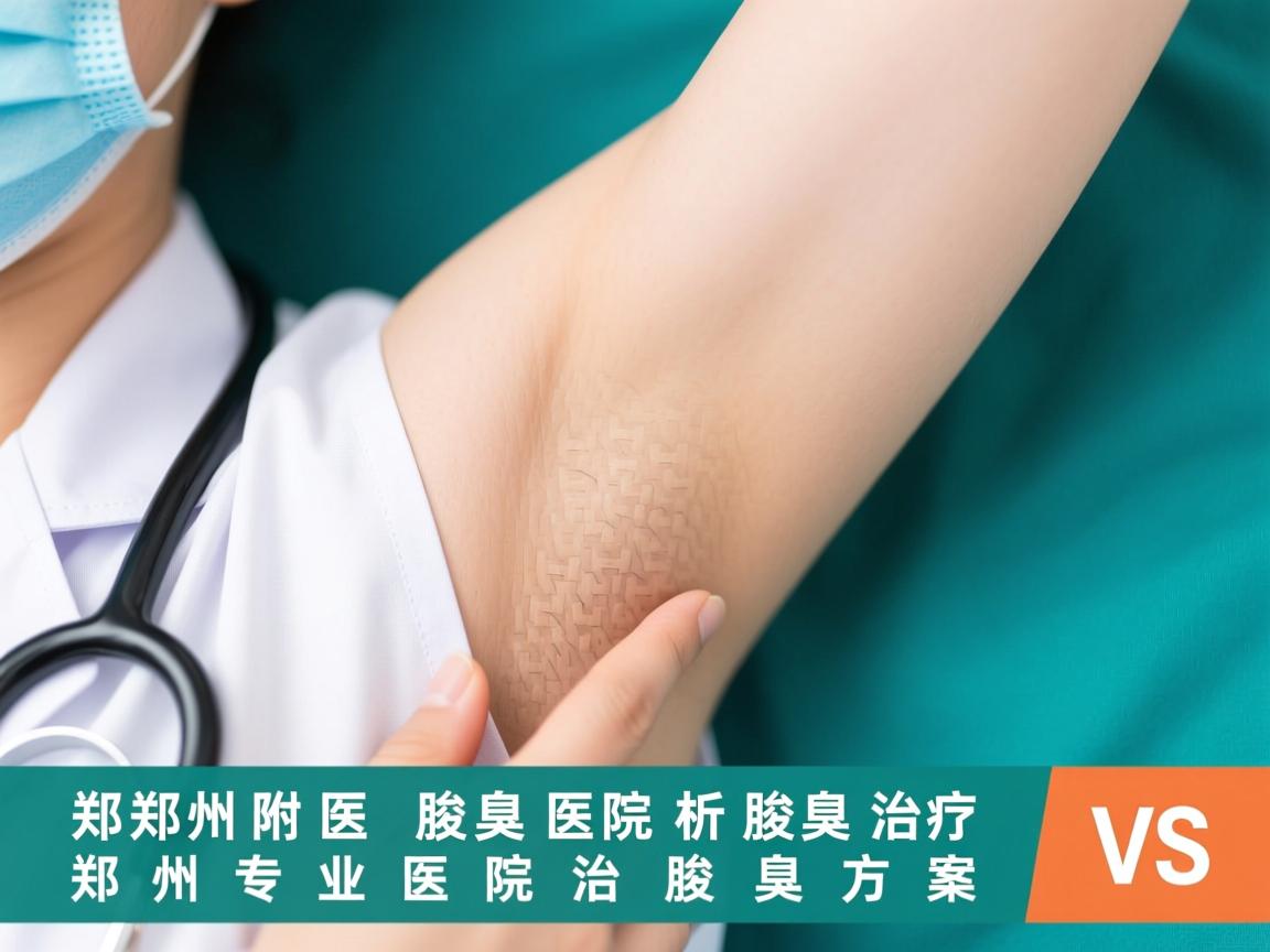 郑州附医腋臭医院解析腋臭治疗，郑州专业医院治腋臭方案对比