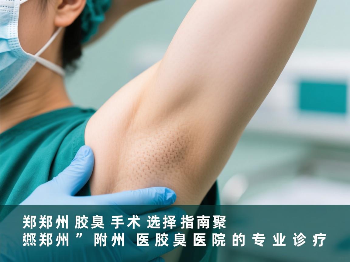 郑州腋臭手术选择指南，聚焦郑州附医腋臭医院的专业诊疗