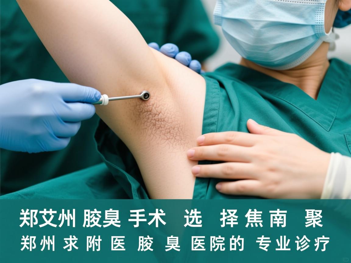 郑州腋臭手术选择指南，聚焦郑州附医腋臭医院的专业诊疗
