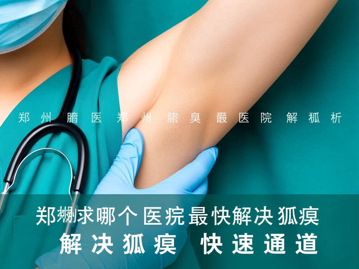 郑州附医腋臭医院解析，郑州哪个医院最快解决狐臭，解决狐臭的快速通道