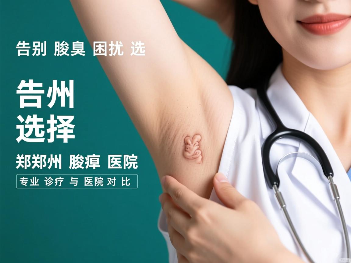 告别腋臭困扰，选择郑州腋臭医院，专业诊疗指南与医院对比