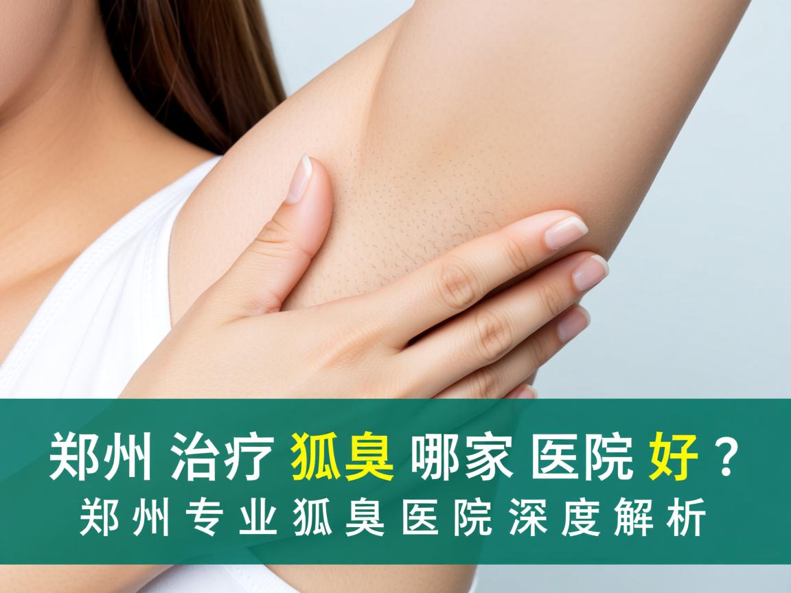 郑州治疗狐臭哪家医院好？郑州专业狐臭医院深度解析