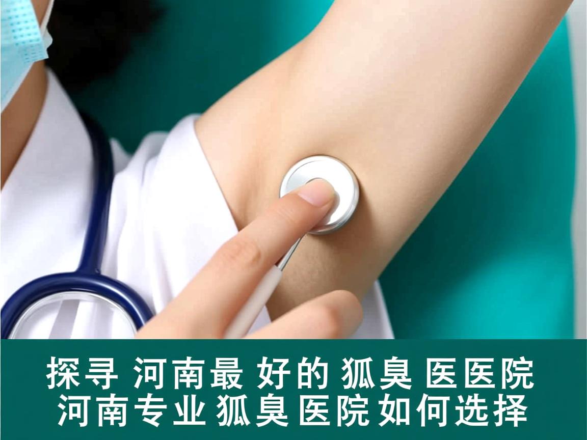探寻河南最好的狐臭医院，河南专业狐臭医院如何选择