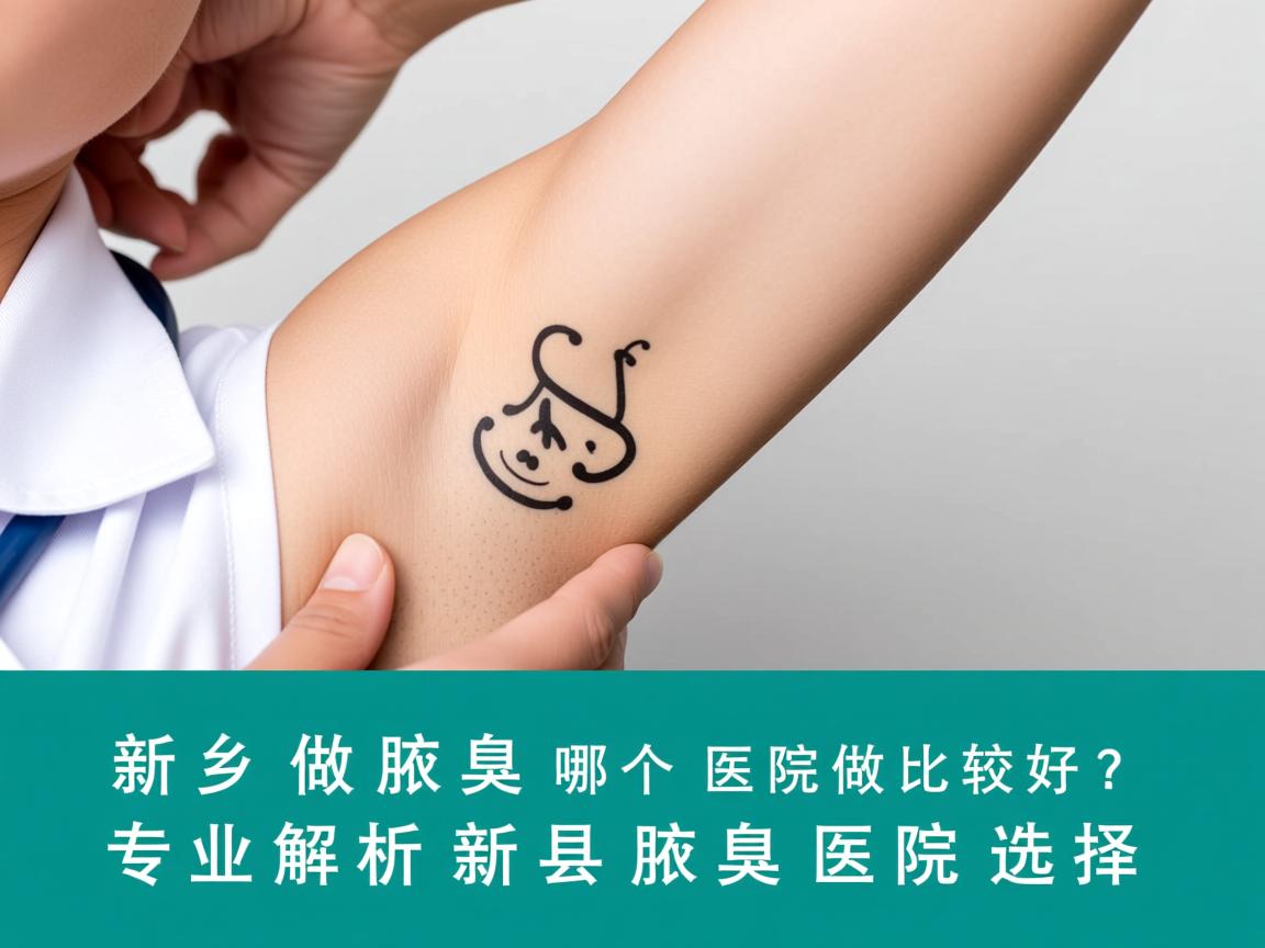 新乡做腋臭哪个医院做比较好？专业解析新乡腋臭医院选择