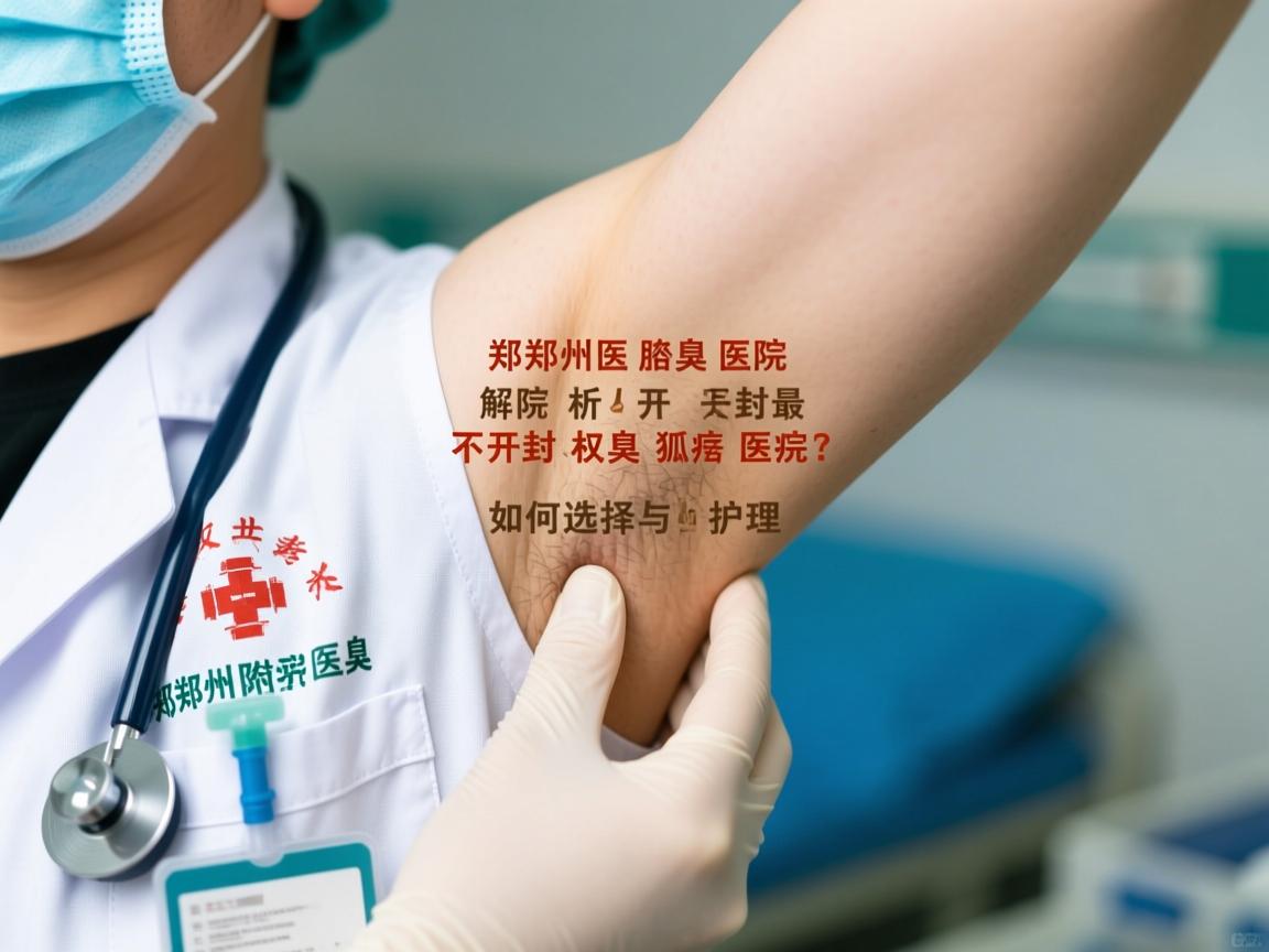 郑州附医腋臭医院解析，开封最权威狐臭医院如何选择与护理
