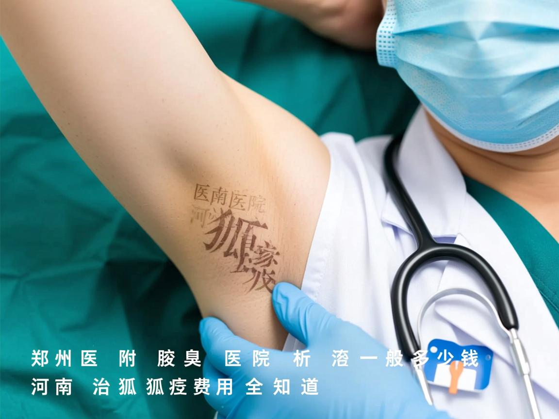 郑州附医腋臭医院解析，河南治狐臭一般多少钱，治狐臭费用全知道