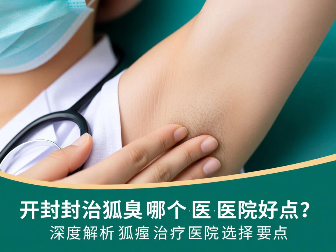 开封治狐臭哪个医院好点？深度解析狐臭治疗医院选择要点