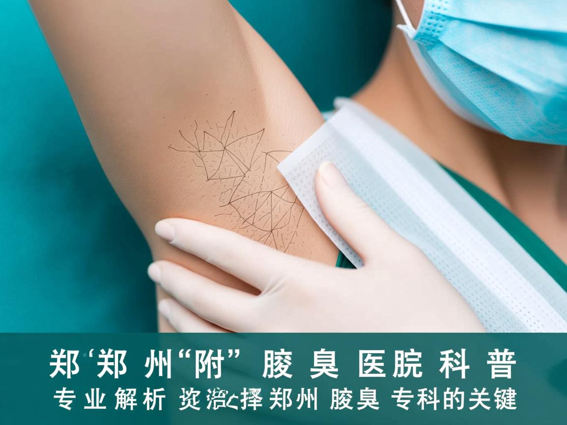 郑州附医腋臭医院科普，专业解析腋臭治疗，选择郑州腋臭专科的关键