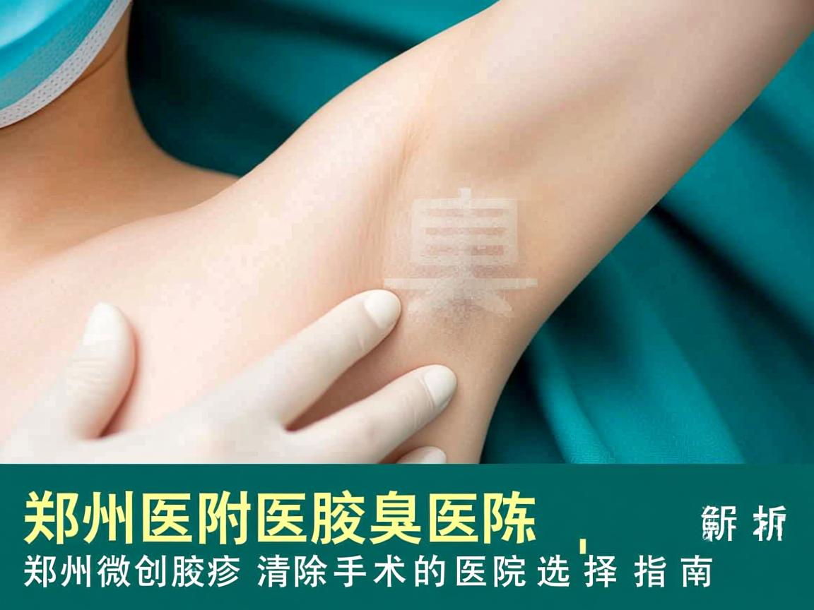 郑州附医腋臭医院解析，郑州微创腋臭清除手术的医院选择指南