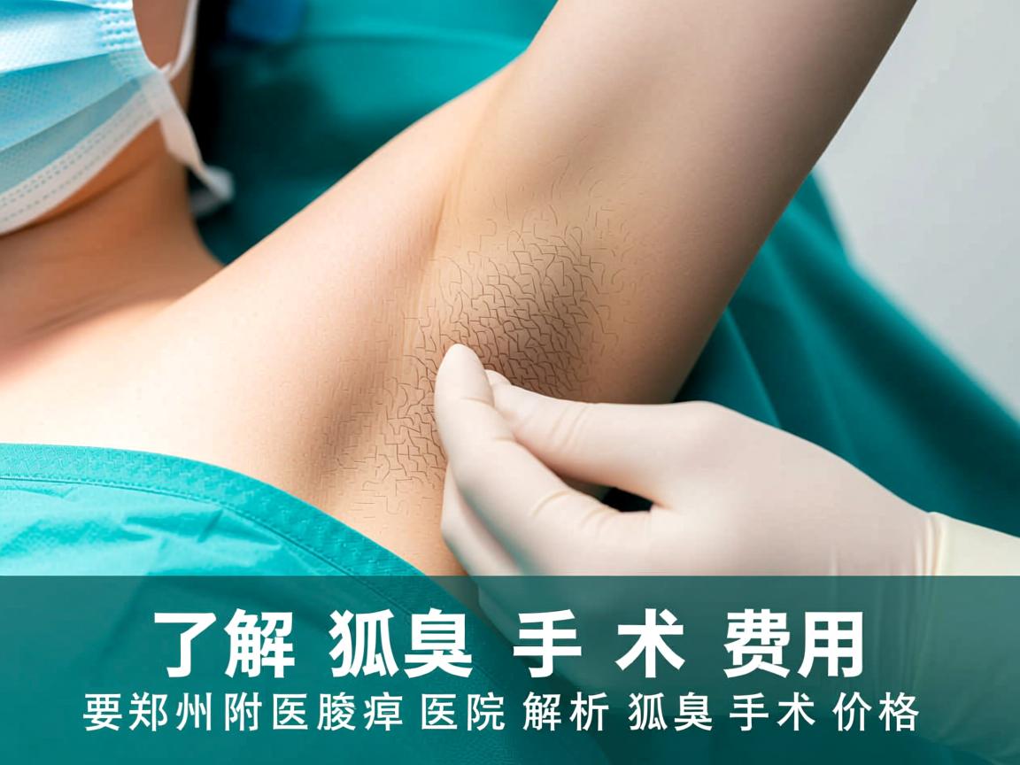 了解狐臭手术费用，郑州附医腋臭医院解析狐臭手术价格