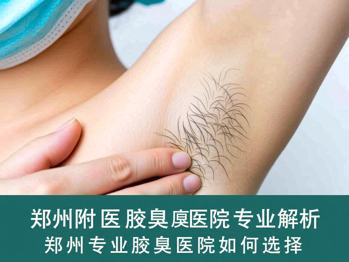 郑州附医腋臭医院专业解析，郑州专业腋臭医院如何选择