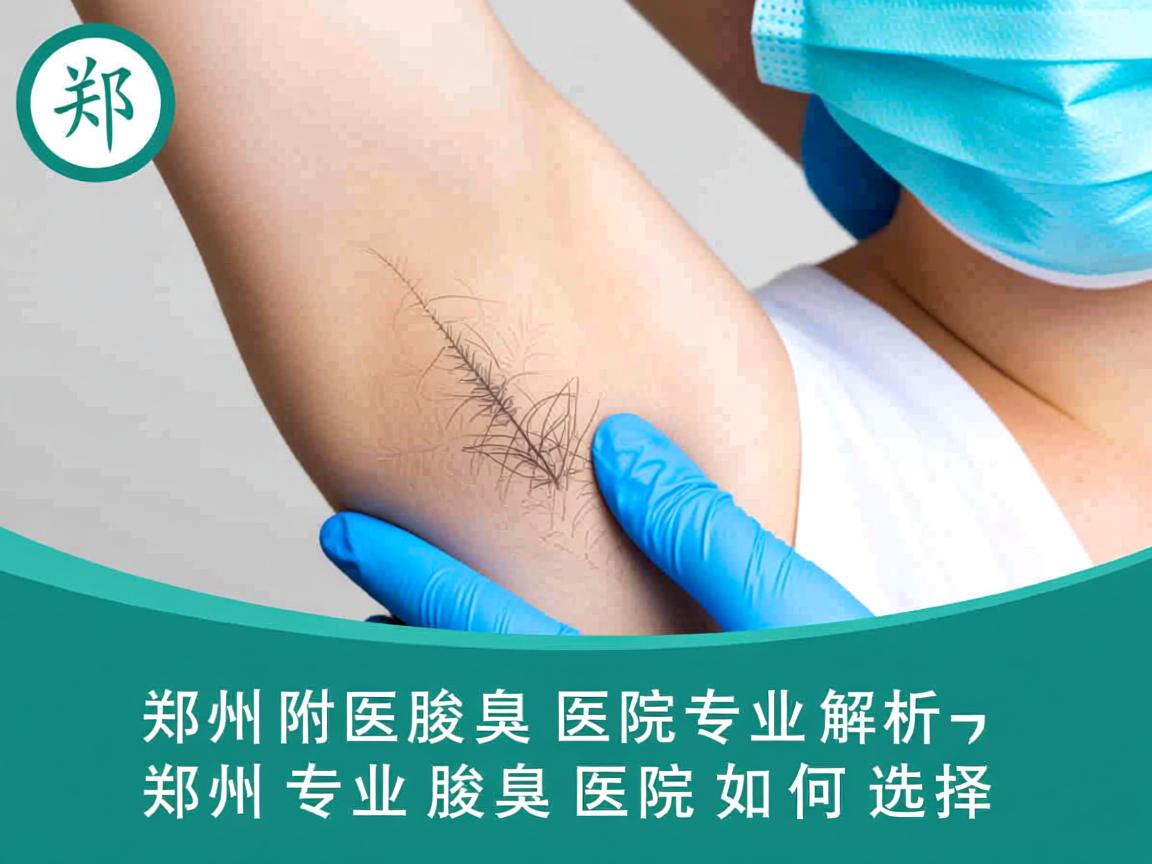 郑州附医腋臭医院专业解析，郑州专业腋臭医院如何选择