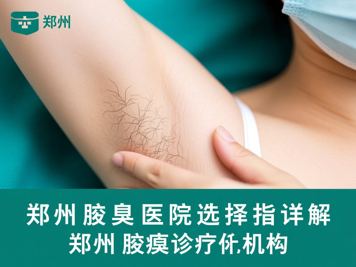 郑州看腋臭医院选择指南，详解郑州腋臭诊疗机构
