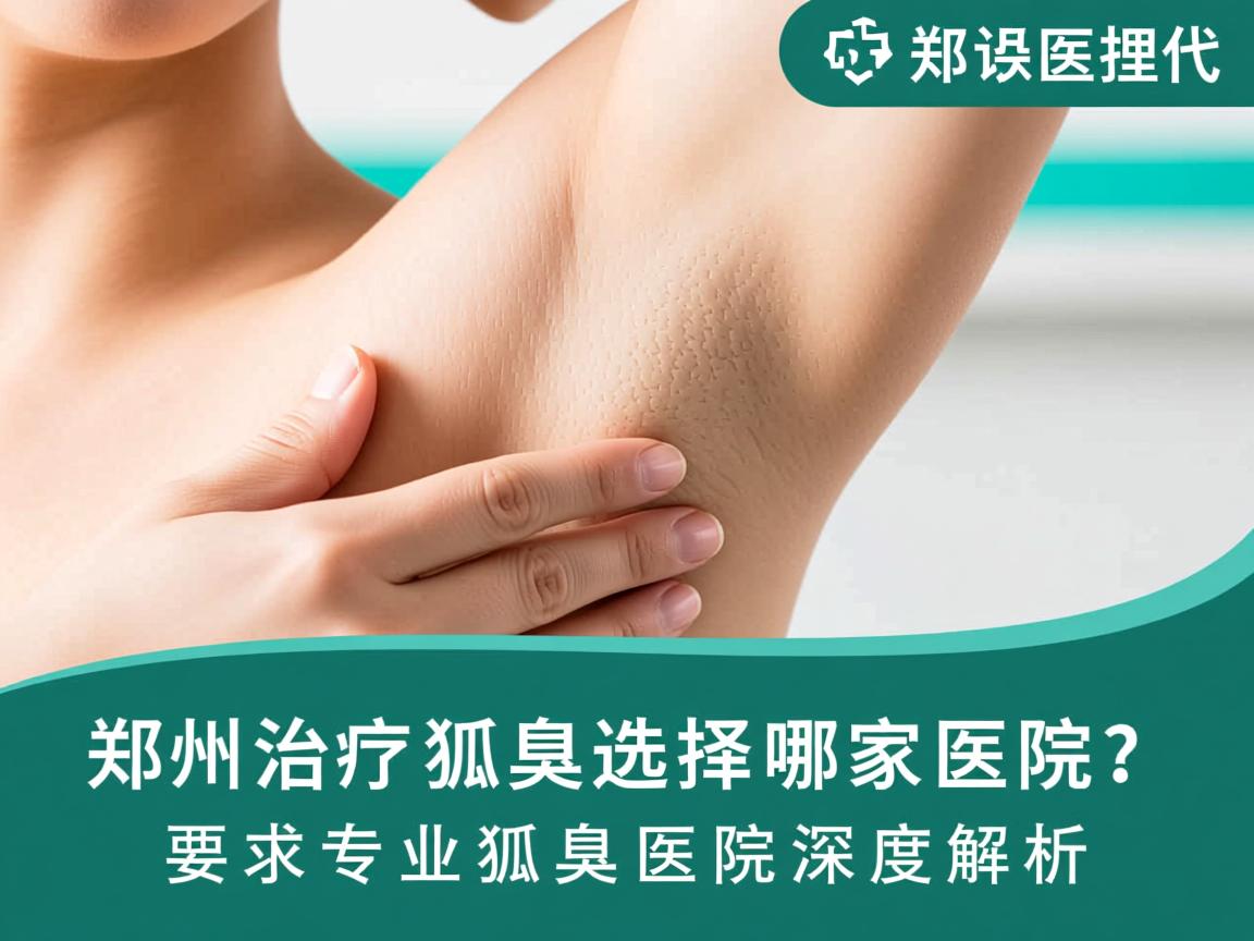 郑州治疗狐臭选择哪家医院？郑州专业狐臭医院深度解析