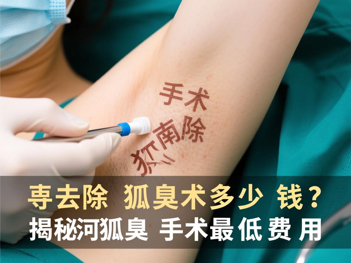 河南去除狐臭手术多少钱？揭秘河南狐臭手术最低费用