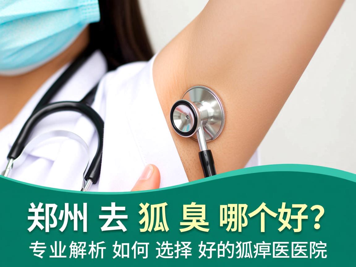 郑州去狐臭哪个医院好？专业解析如何选择好的狐臭医院