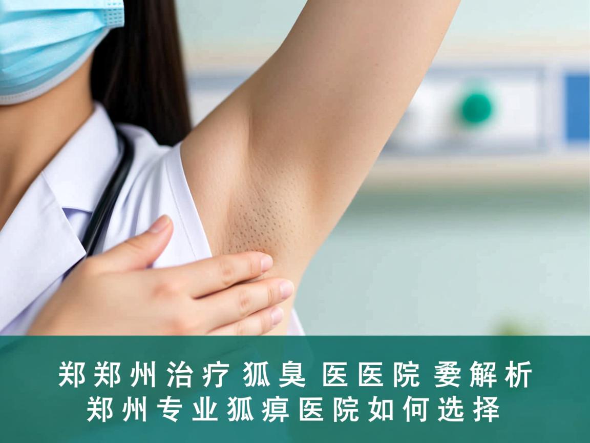 郑州治疗狐臭医院解析，郑州专业狐臭医院如何选择