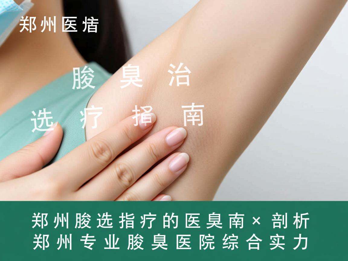 郑州腋臭治疗选择指南，剖析郑州专业腋臭医院的综合实力