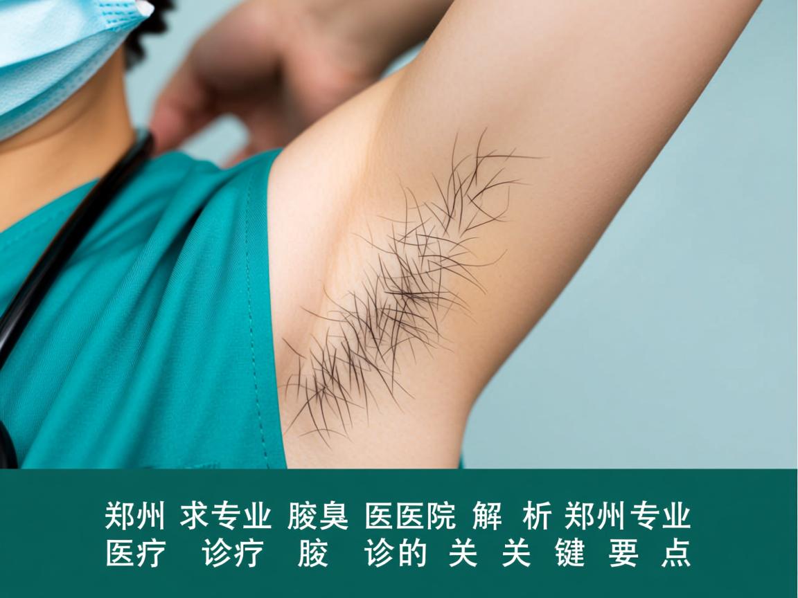 郑州专业腋臭医院解析，郑州专业腋臭诊疗的关键要点
