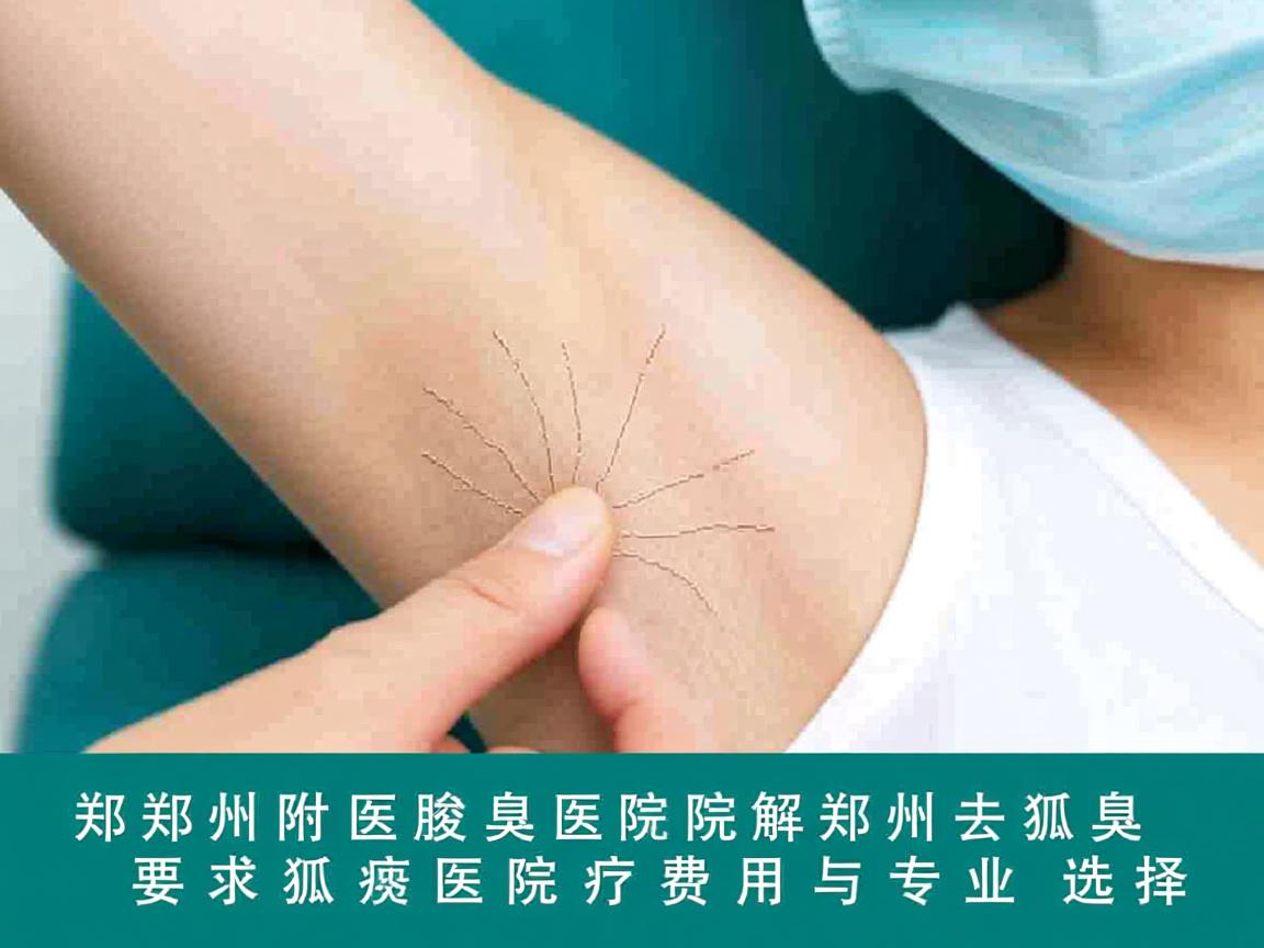 郑州附医腋臭医院解析，郑州去狐臭医院诊疗费用与专业选择