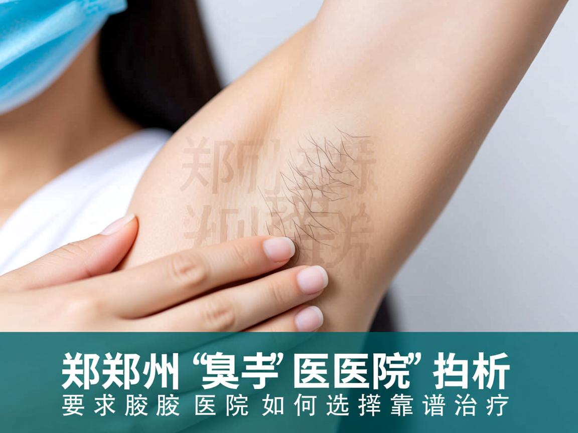 郑州腋臭医院解析，郑州腋臭医院如何选择靠谱治疗