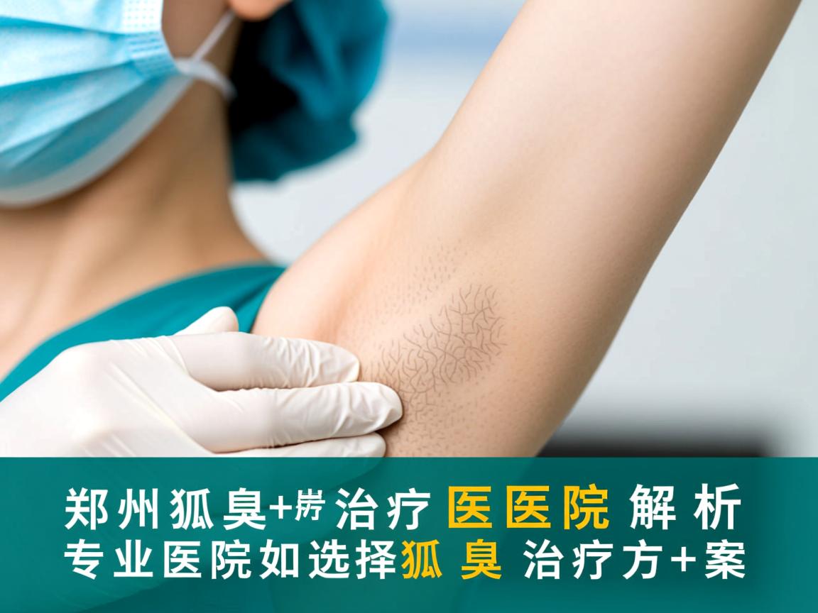 郑州狐臭治疗医院解析，专业医院如何选择狐臭治疗方案