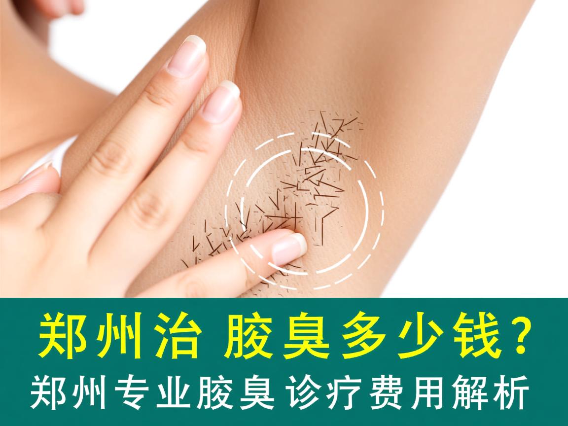 郑州治腋臭多少钱？郑州专业腋臭诊疗费用解析