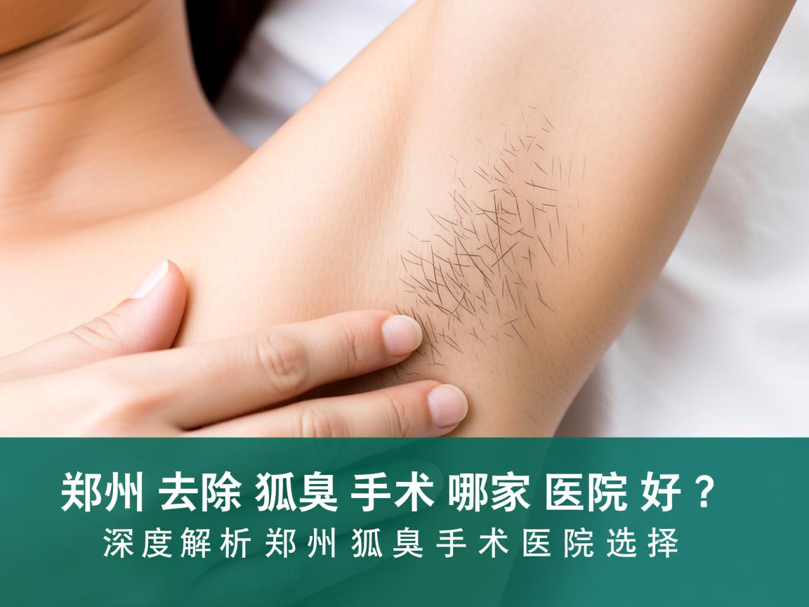郑州去除狐臭手术哪家医院好？深度解析郑州狐臭手术医院选择