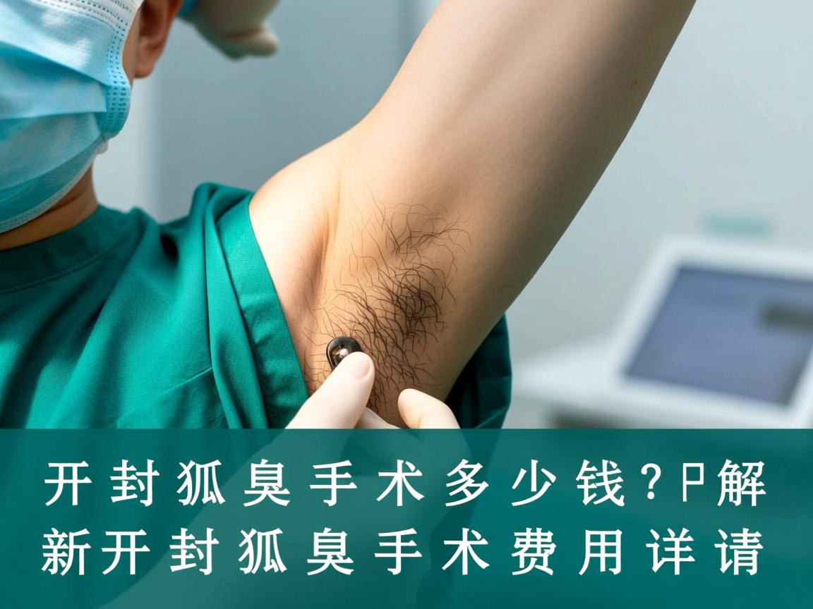 开封狐臭手术多少钱？解析开封狐臭手术费用详情