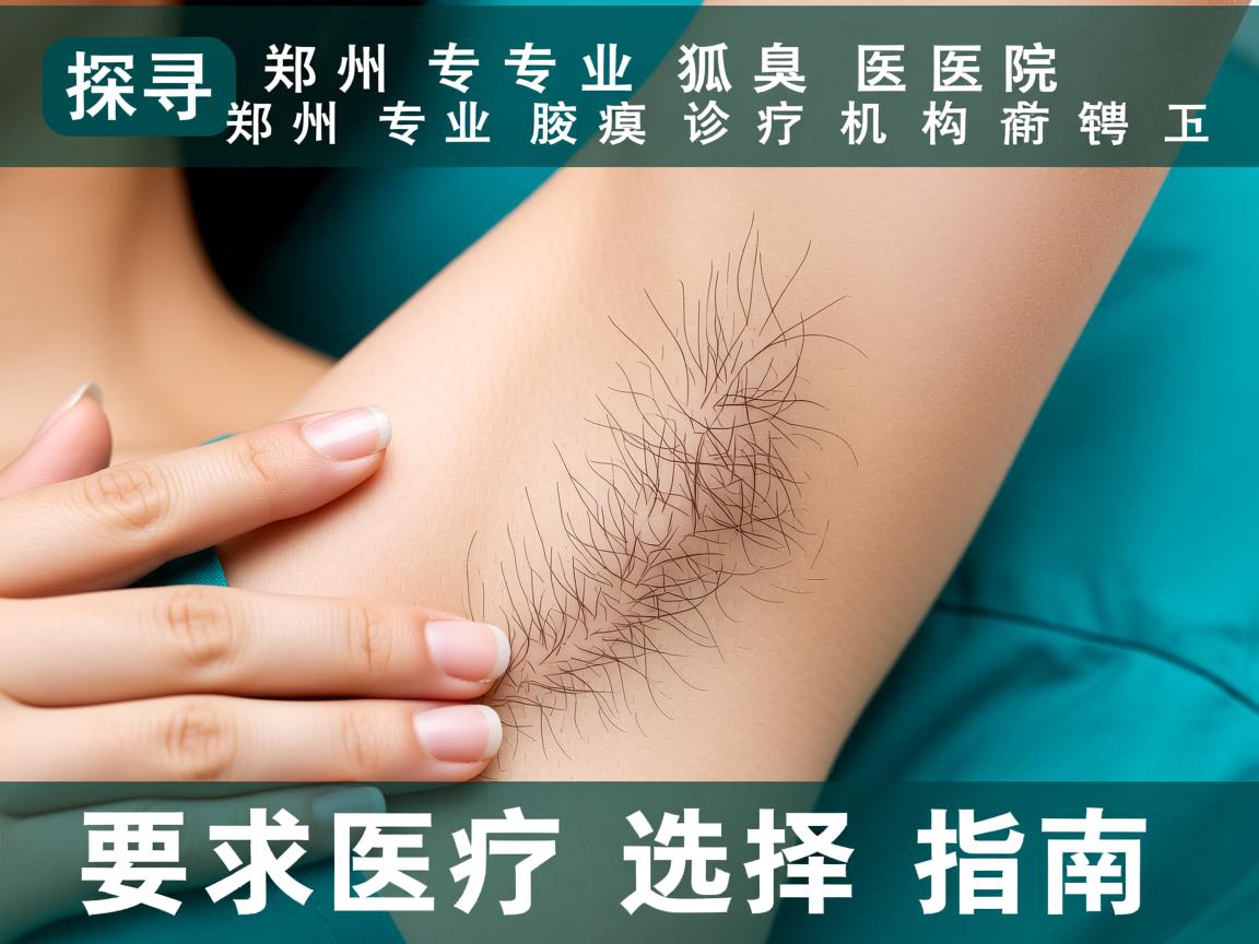 探寻郑州专业狐臭医院，郑州专业腋臭诊疗机构的选择指南