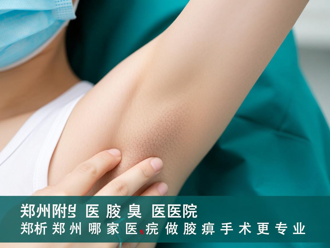 郑州附医腋臭医院解析，郑州哪家医院做腋臭手术更专业