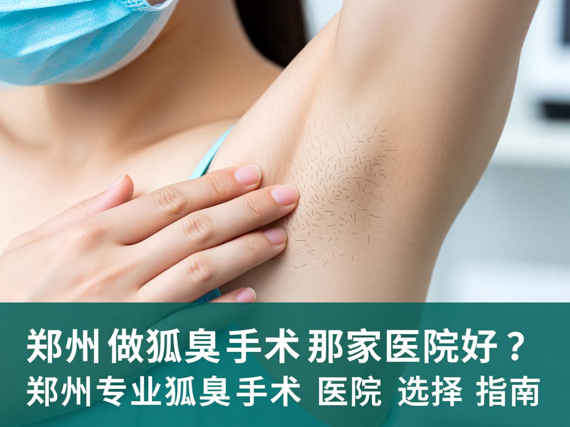郑州做狐臭手术那家医院好？郑州专业狐臭手术医院选择指南