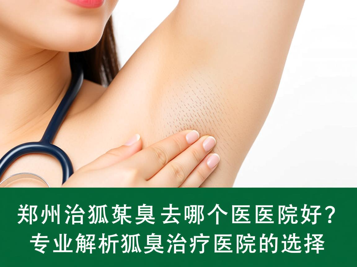 郑州治狐臭去哪个医院好？专业解析狐臭治疗医院的选择