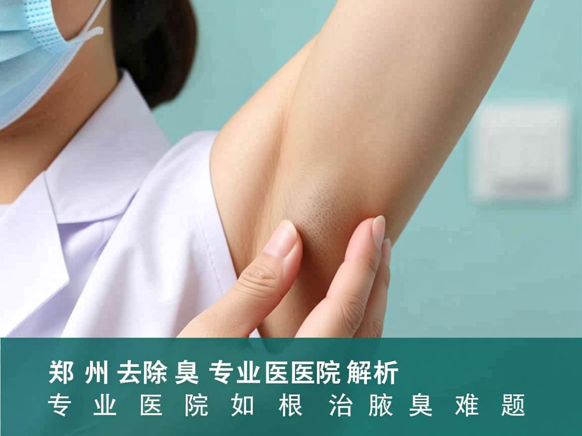 郑州去除腋臭专业医院解析，专业医院如何根治腋臭难题