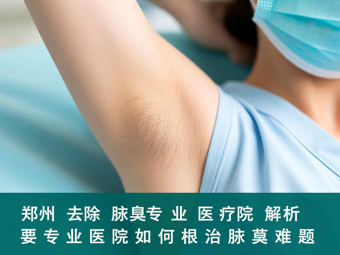 郑州去除腋臭专业医院解析，专业医院如何根治腋臭难题