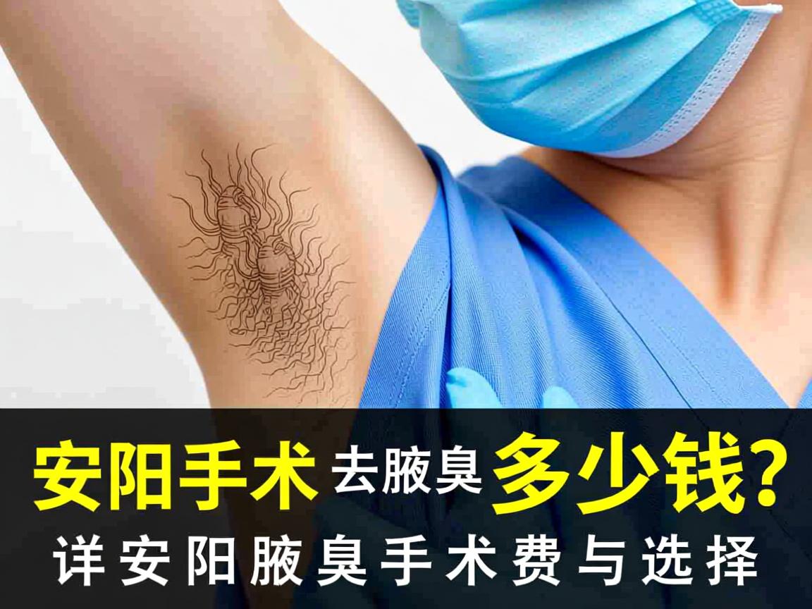 安阳手术去腋臭多少钱？详解安阳腋臭手术费用与选择